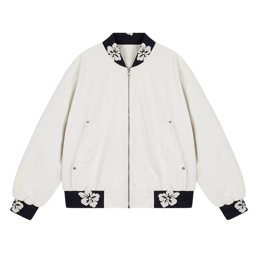 V37 V37 Jackets Unisex Baseball Collar Moderate