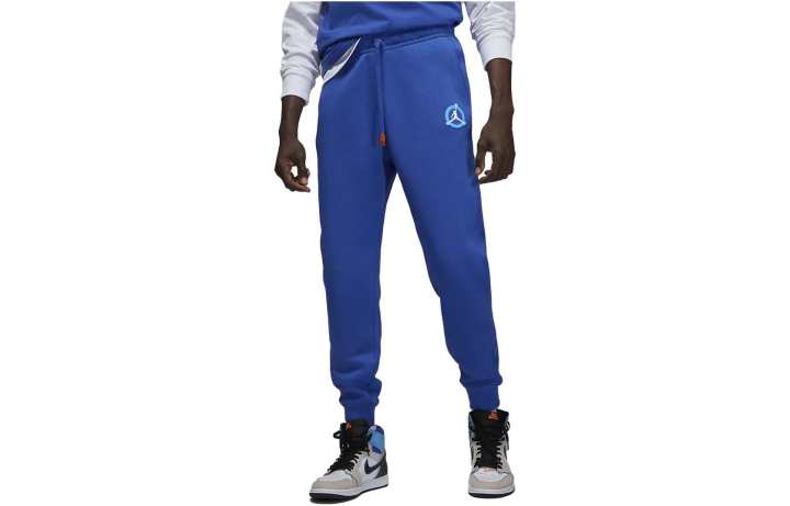 Jordan Jordan Flight MVP Knitted Sweatpants Men's Royal Blue Moderate Cuffed Pants