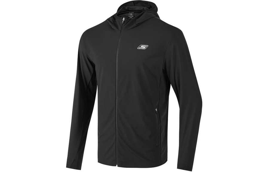 Skechers Jackets & Coats Men's Carbon Black