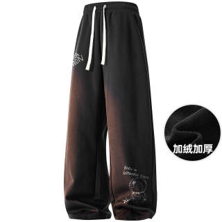 Doraemon DoraemonA Knitted Sweatpants Regular Edition/Fleece Lined And Thickened Unisex