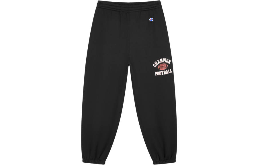 Champion Action Style FW23 Micro Stretch Thickened And Fleece Lined American Casual Print Stretch Elastic Cuff