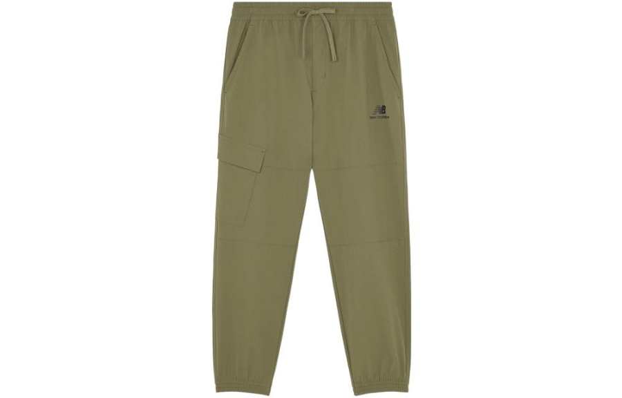 New Balance New Balance Casual Pants Men's Army Green Moderate Cuffed Pants