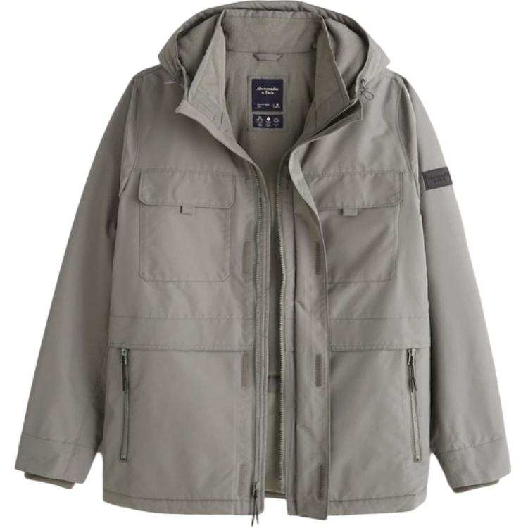 Abercrombie&Fitch Jackets & Coats Men's Olive Green