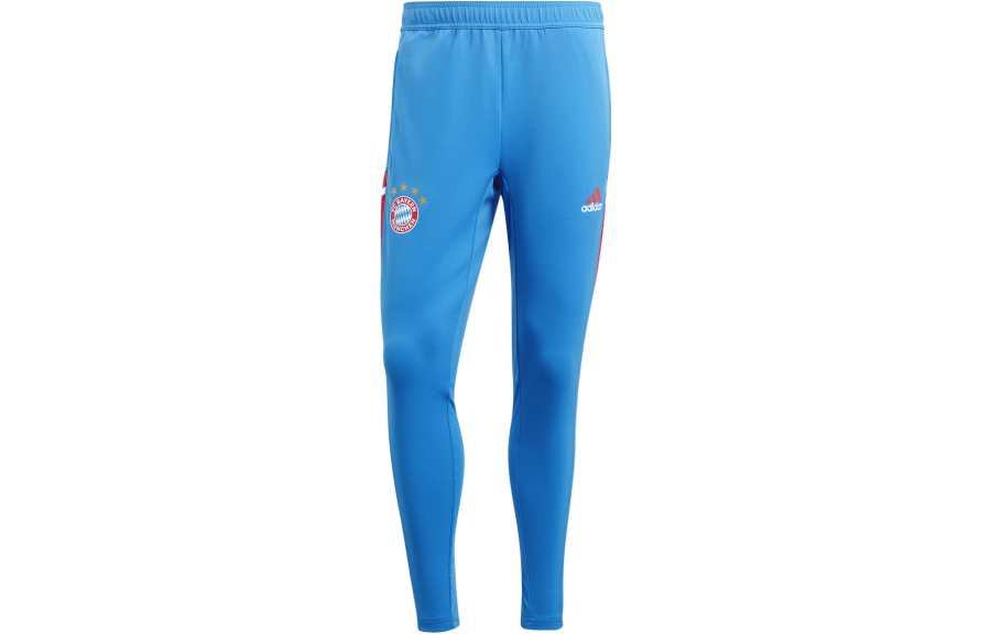 Adidas Adidas FC Bayern Knitted Sweatpants Men's Blue Moderate Slim Fit Pants