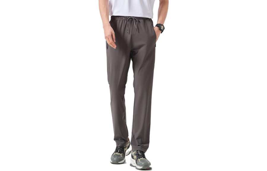 TOREAD Knitted Sweatpants Men's Thin Straight Fit Pants