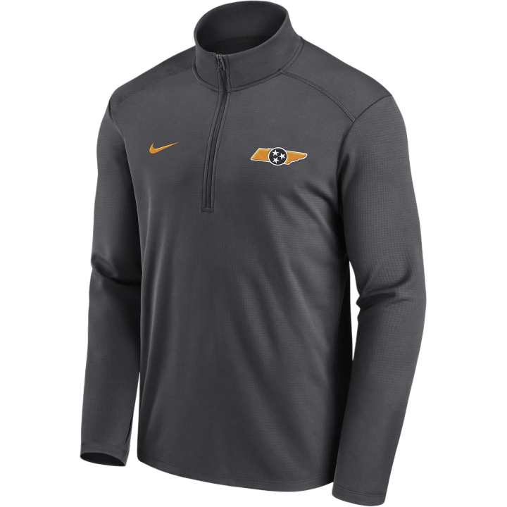 Nike Nike Tennessee Volunteers Volunteer State Smokey Grey Pacer Men's Nike Dri FIT College 1/2 Zip Jacket