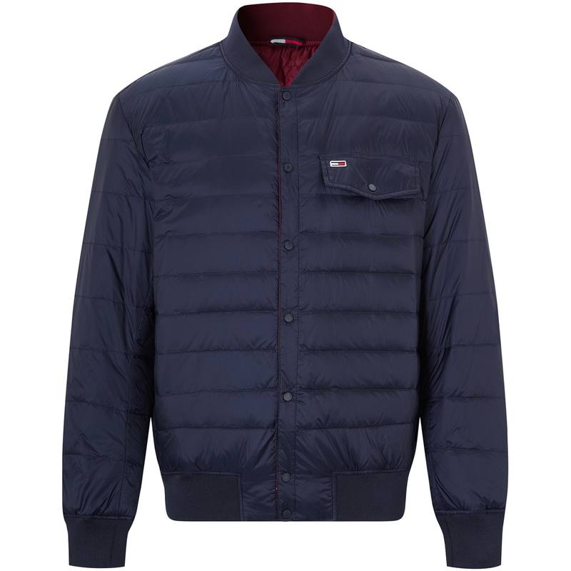 Tommy Hilfiger Down Jacket Men's Dark Blue/Burgundy