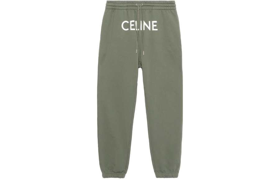 CELINE CELINE Knitted Sweatpants Men's Green