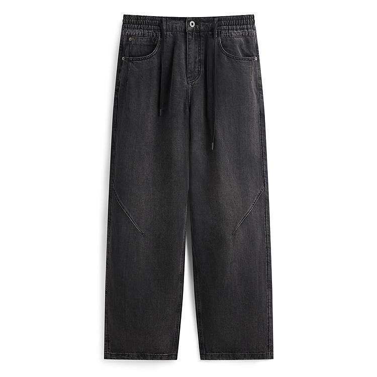 PEACEBIRD MEN Jeans Men's Denim Dark Gray 1