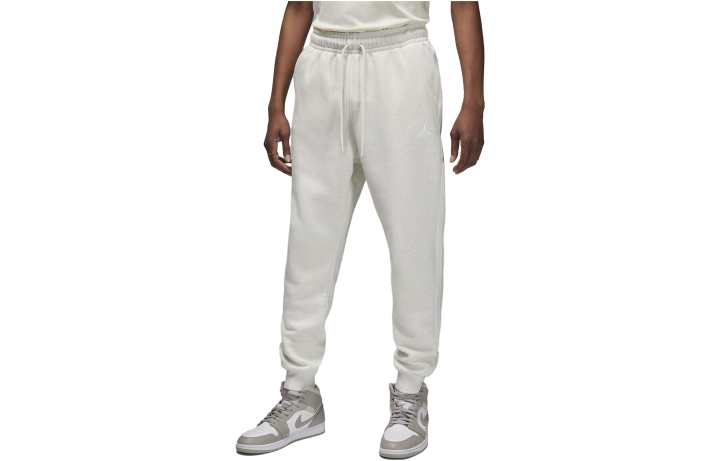 Jordan Jordan ESSENTIALS Knitted Sweatpants Men's White Moderate Cuffed Pants