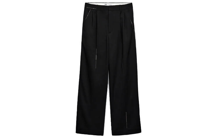 ADER ERROR ADER ERROR X ZARA Ader Error X Zara Casual Pants Unisex Black Moderate Straight Fit Pants