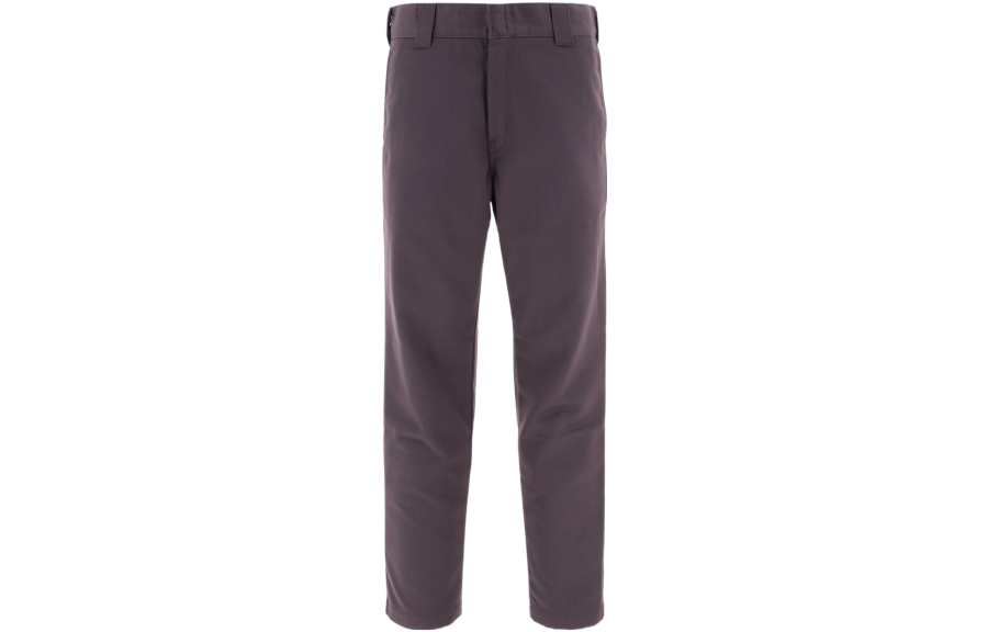 Carhartt WIP Casual Pants Men's Gray Purple Moderate Straight Fit Pants