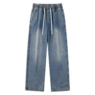 GNOMESHGH Jeans Unisex Moderate Straight Fit Pants