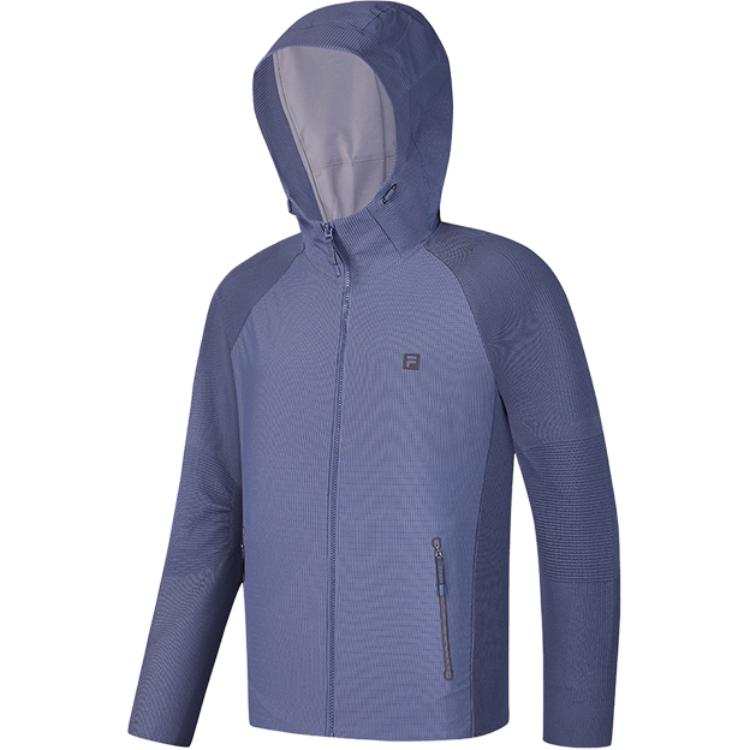 FILA Fitness Jacket Men's Bright Gray Blue