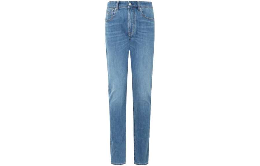 Calvin Klein Jeans Men's Blue Moderate Tapered Pants