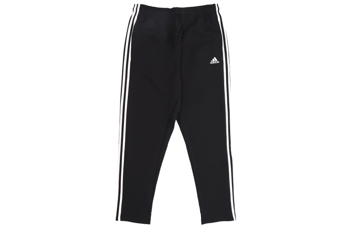 Adidas Adidas Must Haves 3 Stripes Tapered Pants Knitted Sweatpants Men's Black