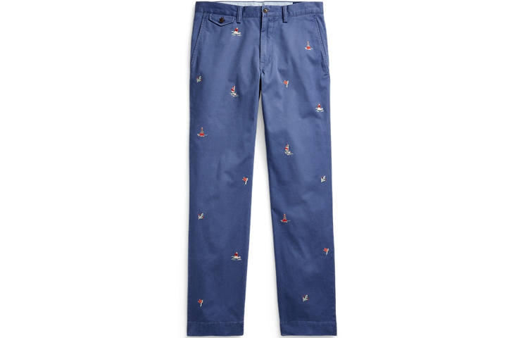 Polo Ralph Lauren SS22 Casual Pants Men's Marine Blue