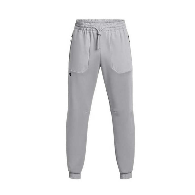 Under Armour Swacket Knitted Sweatpants Men's Gray Moderate Cuffed Pants