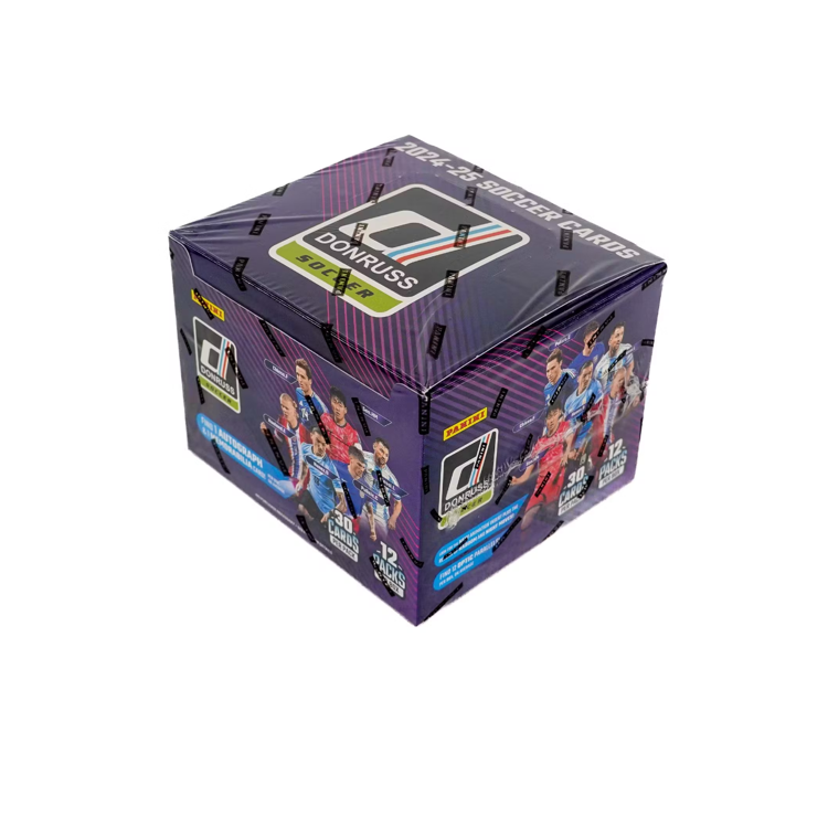 PANINI 24 25 Panini Donruss Soccer Hobby Soccer Ball, Durex Sports Cards Whole Box