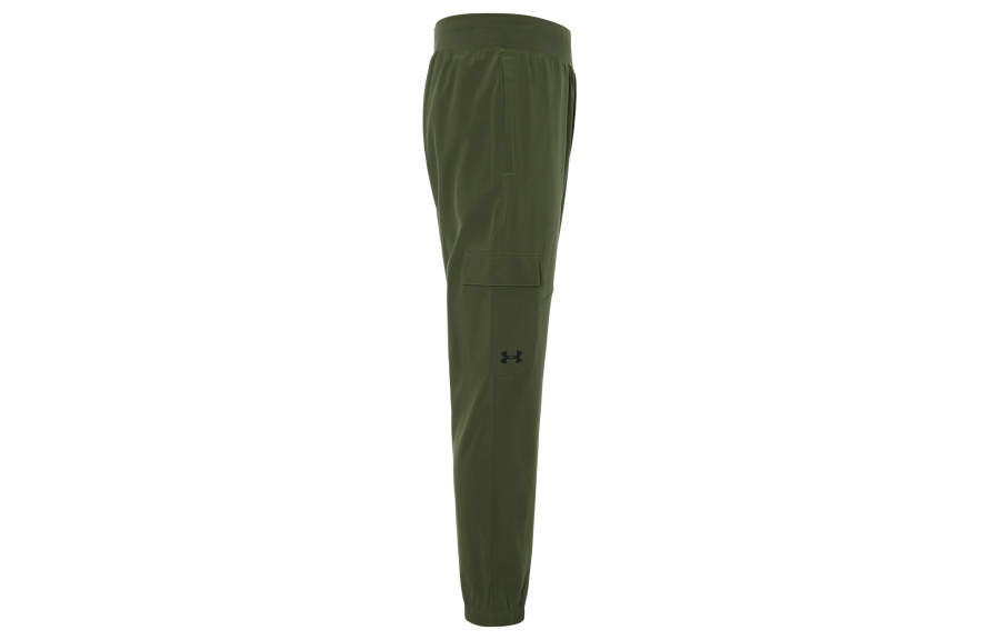 Under Armour Knitted Sweatpants Men's Green Moderate Cuffed Pants