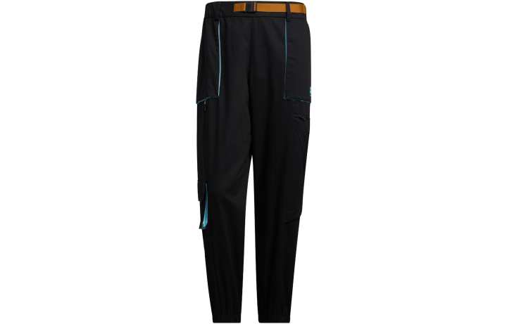 Adidas Adidas Knitted Sweatpants Men's Black Moderate Cuffed Pants