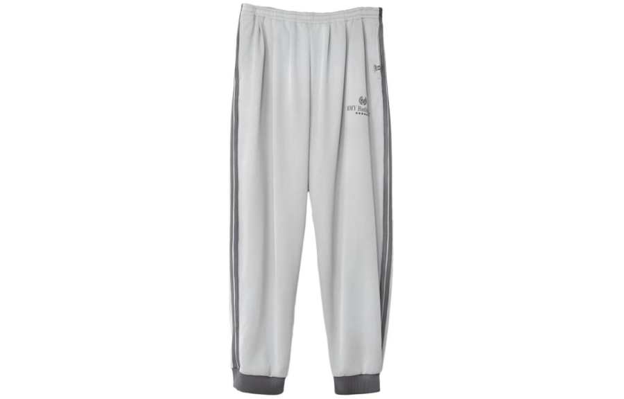 Maison Mihara Yasuhiro Mihara Yasuhiro Wide Back Track Pants Knitted Sweatpants Men's Gray