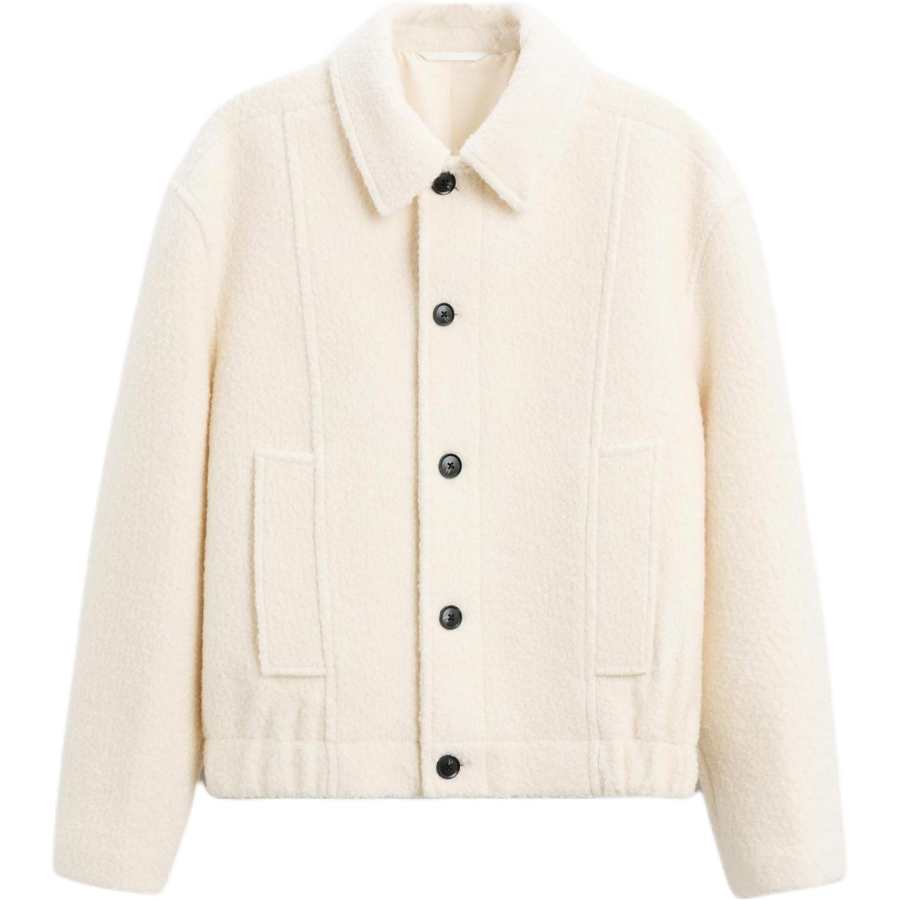 ZARA ZARA Jackets & Coats Men's Raw White