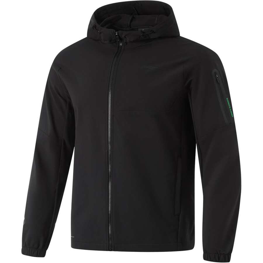 Li-Ning Li Ning Sports Life Collection Trench Coat Men's Black