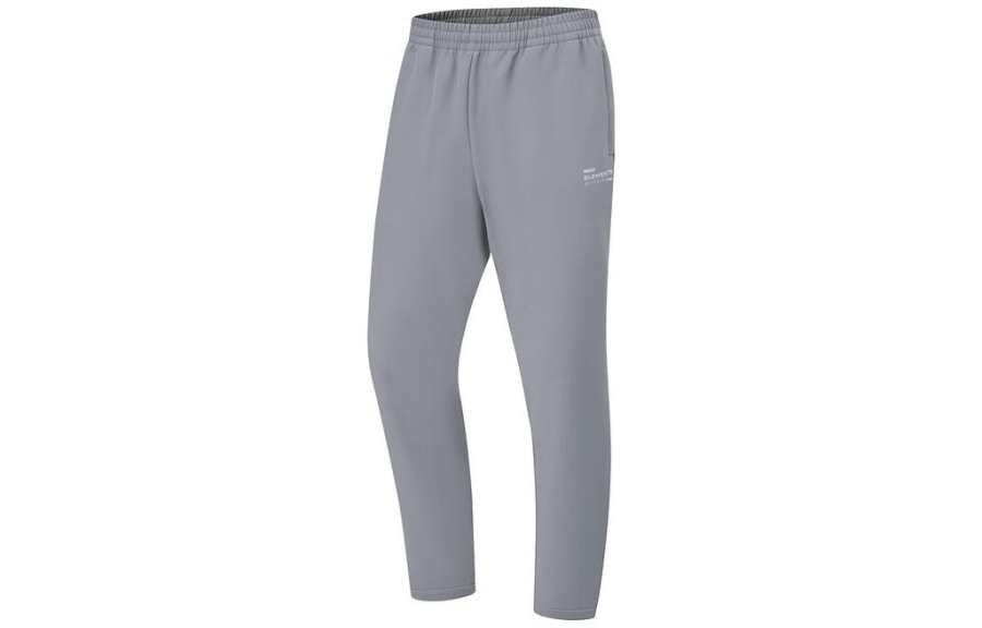Li-Ning Li Ning Fitness Series Knitted Sweatpants Men's Rubble Gray