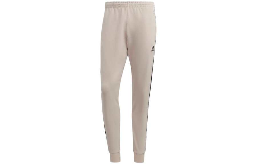 Adidas Originals Trefoil Collection Outfit Knitted Sweatpants Men's Beige