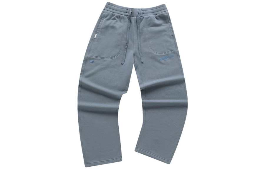 FILA FUSION Knitted Sweatpants Unisex Mountain Stone Blue