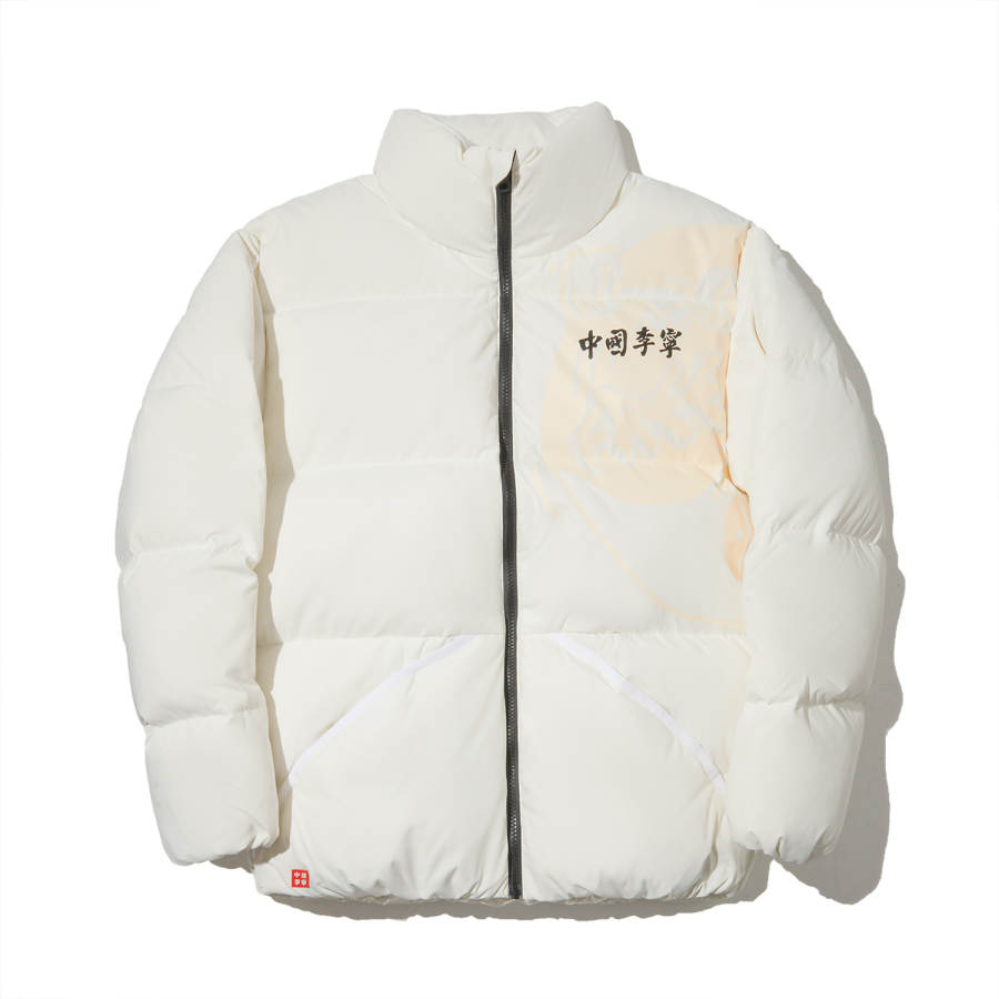 Li-Ning Li Ning Down Jacket Unisex Ivory Evening Orange