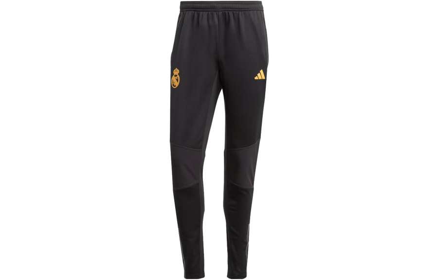 Adidas Adidas Real Madrid Knitted Sweatpants Men's Black Moderate Tapered Pants