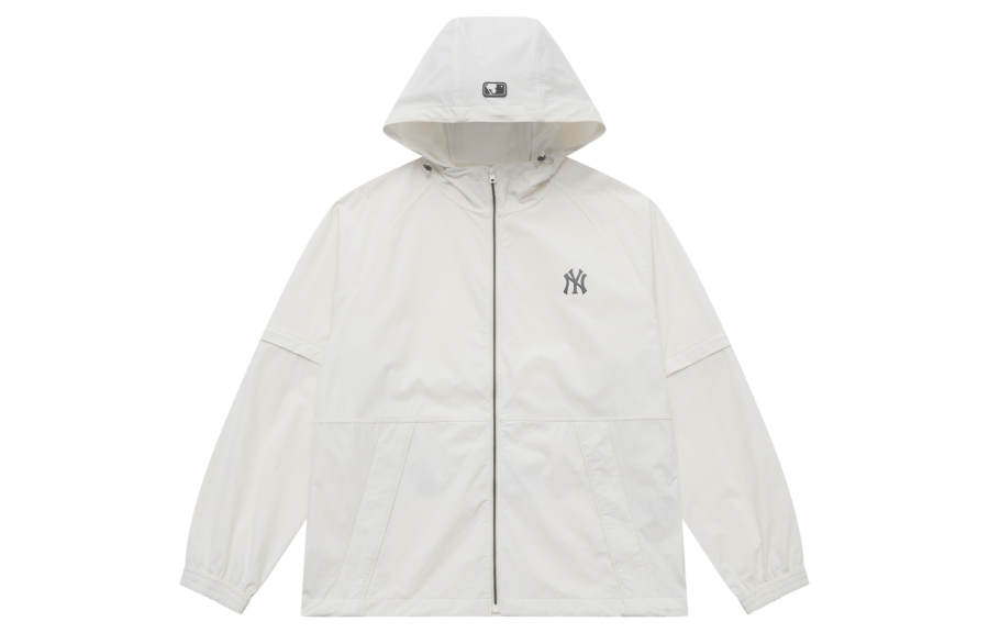 MLB MLB New York Yankees Basic Collection SS25 Windproof Jacket Unisex Ivory