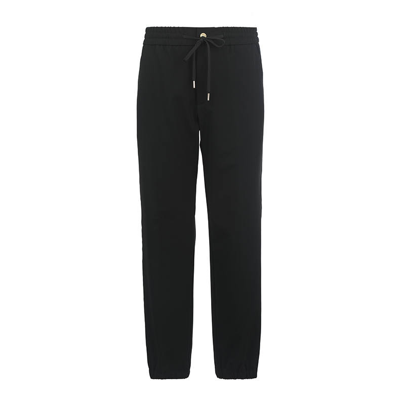 VERSACE JEANS COUTURE Knitted Sweatpants Men's Black Moderate Cargo Pants