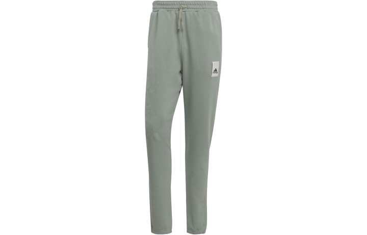 Adidas Adidas Lounge Knitted Sweatpants Men's Silver Green Moderate Straight Fit Pants