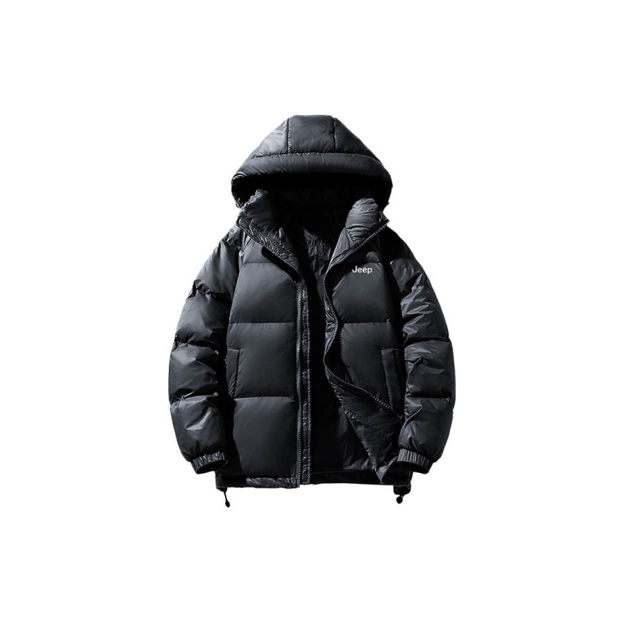 Jeep Jeep Down Jackets Unisex Hooded Thickened Cargo Puffer Jacket