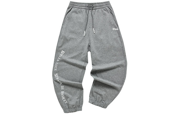 FILA FUSION Casual Pants Men's Light Black Gray