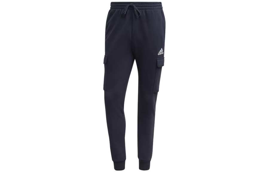 Adidas Adidas Essential Knitted Sweatpants Men's Ink Blue Moderate Cuffed Pants