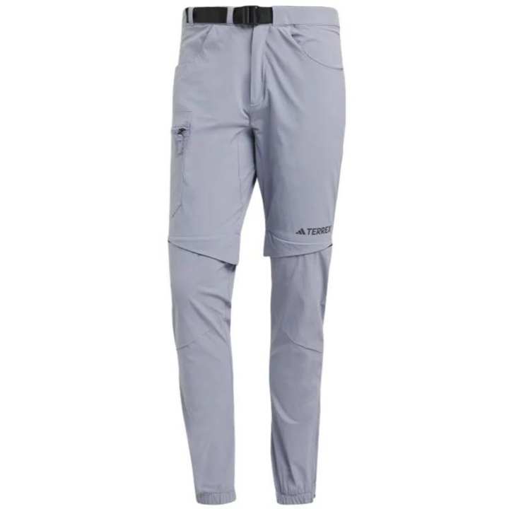 Adidas Adidas Knitted Sweatpants Men's Gray Moderate Slim Fit Pants