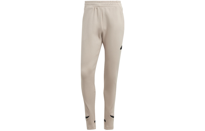 Adidas Adidas Knitted Sweatpants Men's Khaki Moderate Straight Fit Pants
