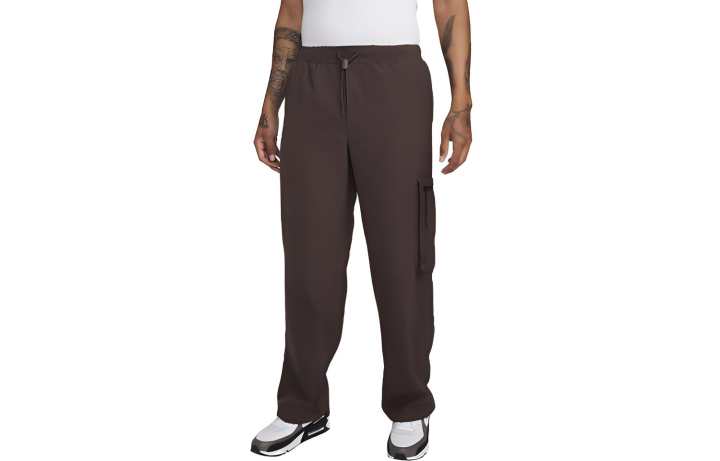Nike Nike SPORTSWEAR TECH PACK Knitted Sweatpants Men's Brown Moderate Straight Fit Pants