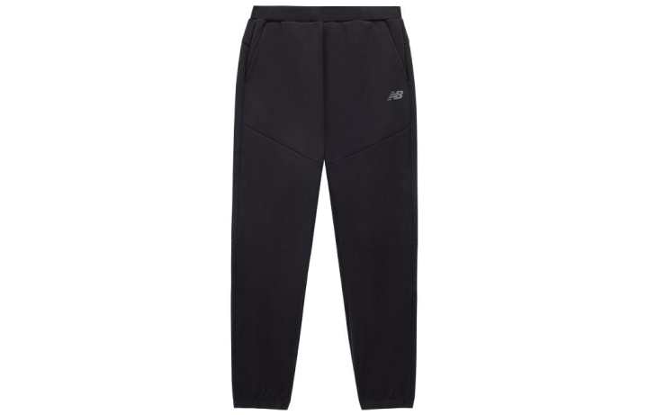 New Balance New Balance Knitted Sweatpants Men's Black Moderate Cuffed Pants