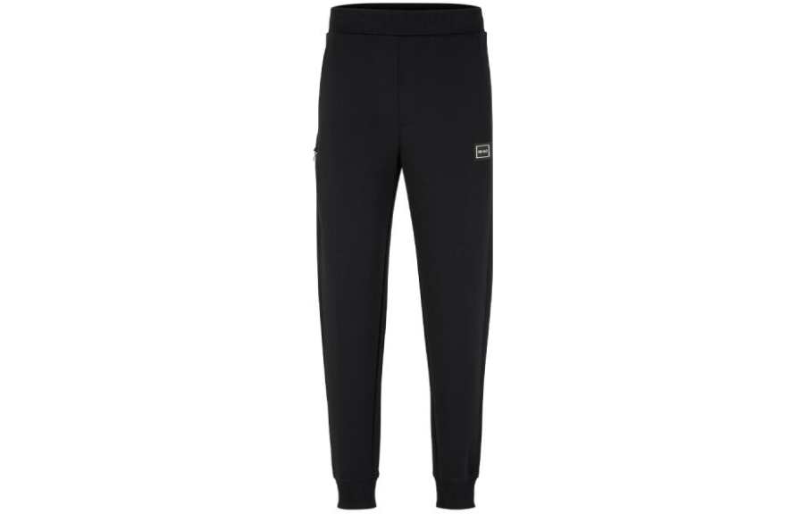 HUGO BOSS FW22 Knitted Sweatpants Men's Black