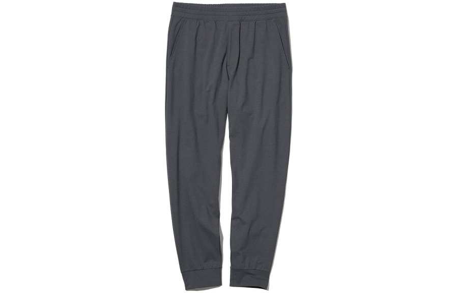 UNIQLO Knitted Sweatpants Unisex Stone Gray