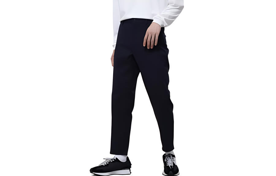 New Balance New Balance Casual Pants Men's Navy Blue Moderate Straight Fit Pants