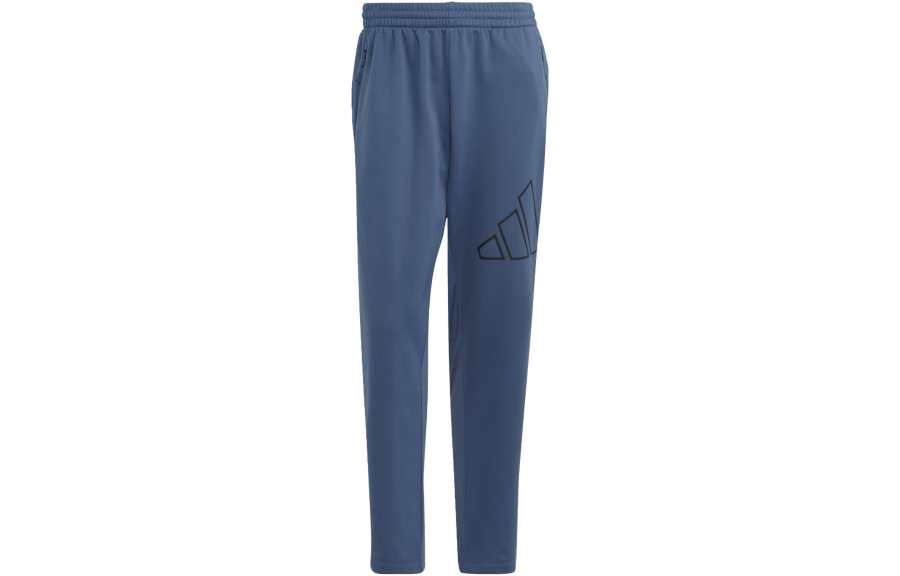 Adidas Adidas Knitted Sweatpants Men's Steel Blue Moderate Straight Fit Pants