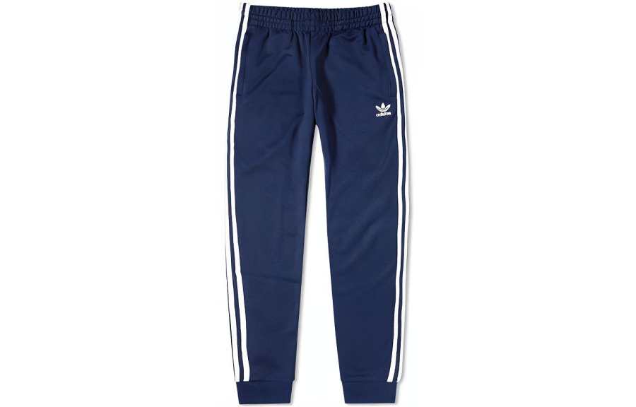 Adidas Originals SST Knitted Sweatpants Men's Dark Blue Moderate Cuffed Pants