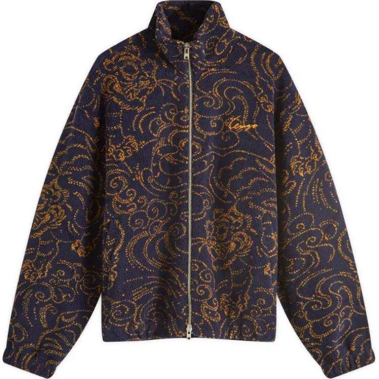 KENZO KENZO Jackets Men's Blue Turtleneck Moderate Other