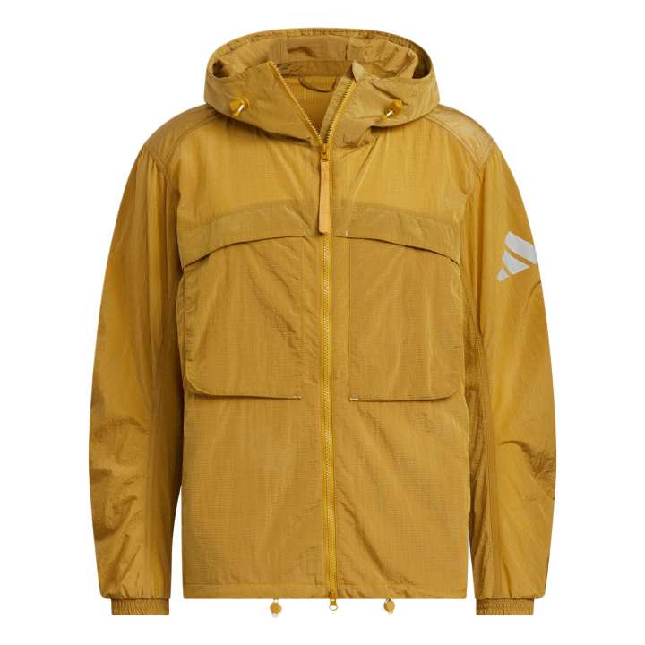 Adidas Adidas CITY ESCAPE SHINY KWRINKLE RIPSTOP Jacket Men's Soft Bronze